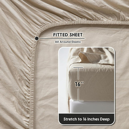 Natural European Linen Sheets
