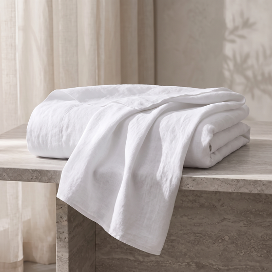 Natural European Linen Flat Sheet