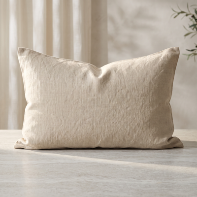 Natural European Linen Pillowcase Set (2 Cases)
