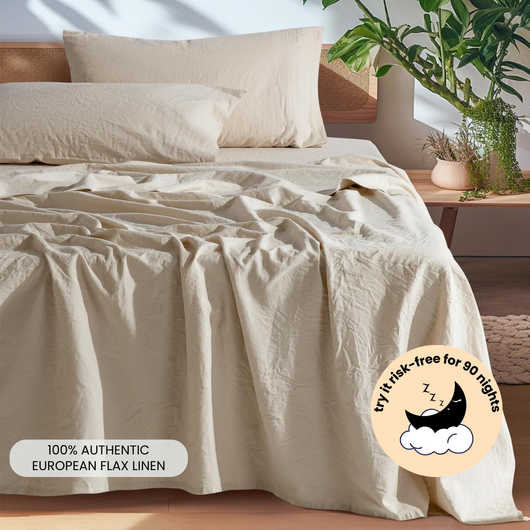 Natural European Linen Sheets
